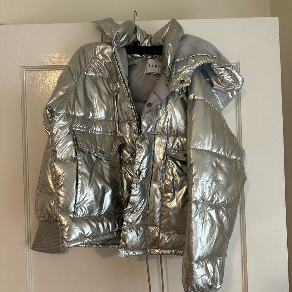 Pistola Metallic Silver Jacket